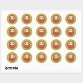 Daruma Doll Sticker (Vel)