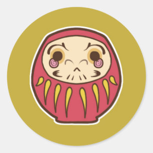 Daruma Doll Sticker