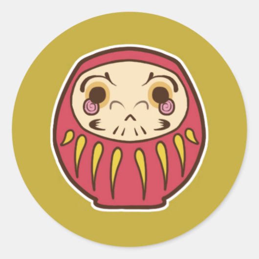 Daruma Doll Sticker (Voorkant)