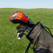 Daruma doll (traditional Japanese good luck charm) Golfheadcover (Insitu)