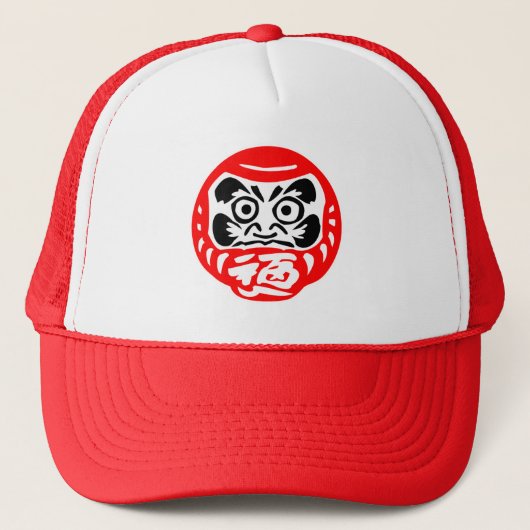 Daruma doll trucker pet (Voorkant)