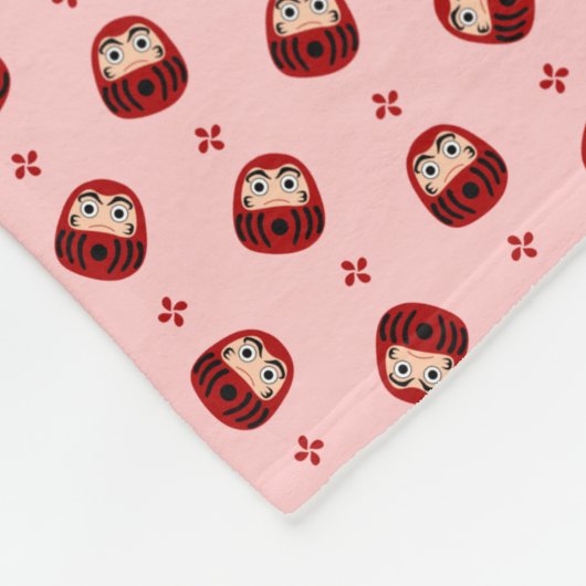 Daruma Fleece Deken (Hoek)