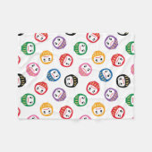 Daruma Fleece Deken (Voorkant (Horizontaal))
