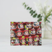Daruma Good Luck Dolls of Japan Briefkaart (Staand voorkant)