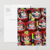 Daruma Good Luck Dolls of Japan Briefkaart (Voorkant / Achterkant)