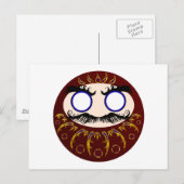 Daruma I Briefkaart (Voorkant / Achterkant)