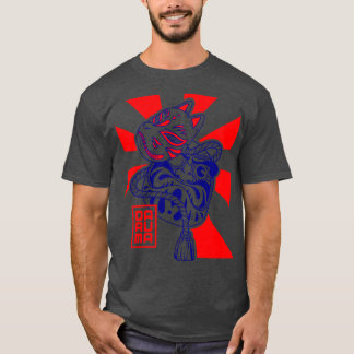 Daruma Kitsune-masker T-shirt