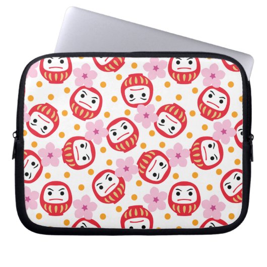 Daruma Laptop Sleeve (Voorkant)