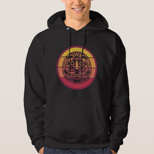 Daruma Lucky Charm Figure Hoodie (Voorkant)