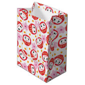 Daruma Medium Cadeauzakje (Voorkant Gekanteld)