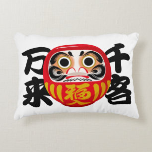 Daruma om veel gasten en bedrijfsactiviteit te ver accent kussen