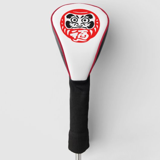 Daruma-pop Golfheadcover (Voorkant)
