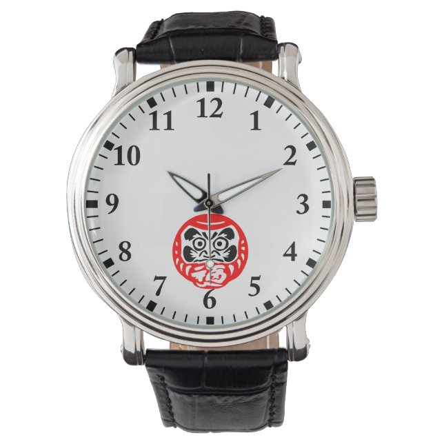Daruma-pop Horloge (Voorkant)