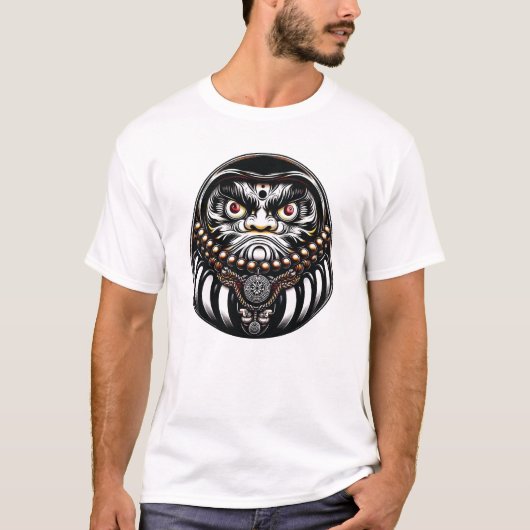 Daruma Pop Japanse Kunst T-shirt (Voorkant)