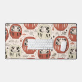 Daruma-pop Minimalist - Japandi Veel Geluk Bureaumat (Keyboard & Muis)