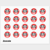 Daruma pop stickers (Vel)