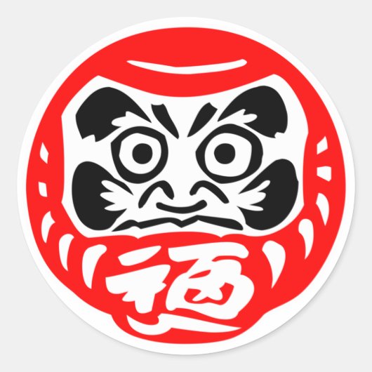 Daruma pop stickers (Voorkant)