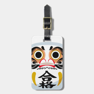 Daruma-pop (traditionele Japanse geluksbrenger) Bagagelabel
