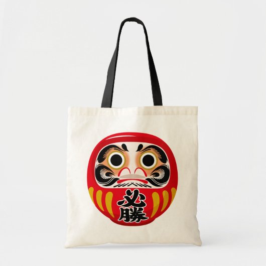 Daruma-pop (traditionele Japanse geluksbrenger) Tote Bag (Voorkant)