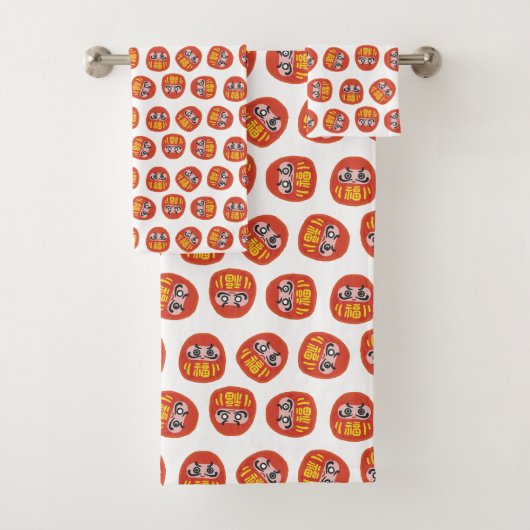 Daruma Rolling Bad Handdoek (Insitu)