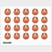 Daruma Ronde Sticker (Vel)