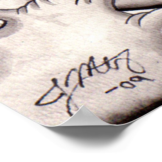 "Daruma-San" Poster (Hoek)