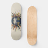 Daruma Skateboard – Japanese Ukiyo-e Inspired Art (Voorkant)