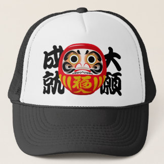 Daruma voor het vervullen van grote dromen & wense trucker pet