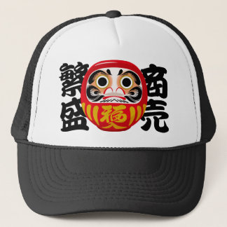 Daruma voor zakelijk succes en voorspoed trucker pet