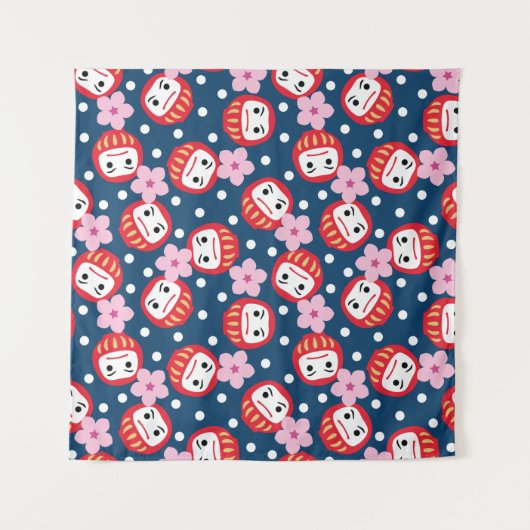 Daruma Wandkleed (Voorkant (horizontaal))