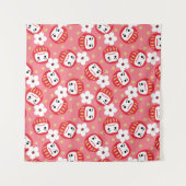 Daruma Wandkleed (Voorkant (horizontaal))