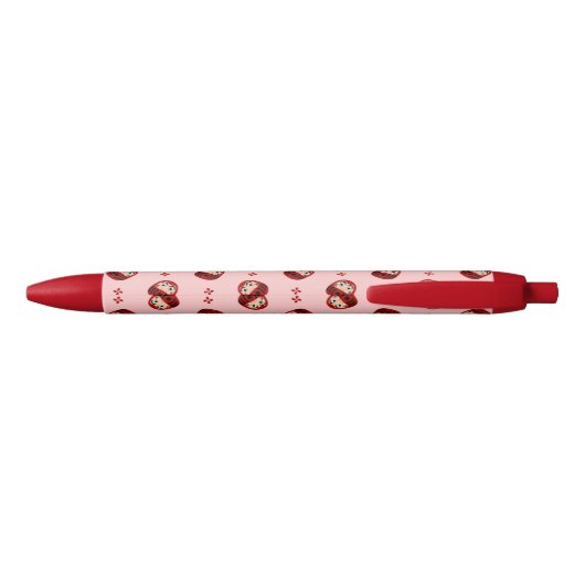 Daruma Zwarte Inkt Pen (Achterkant)