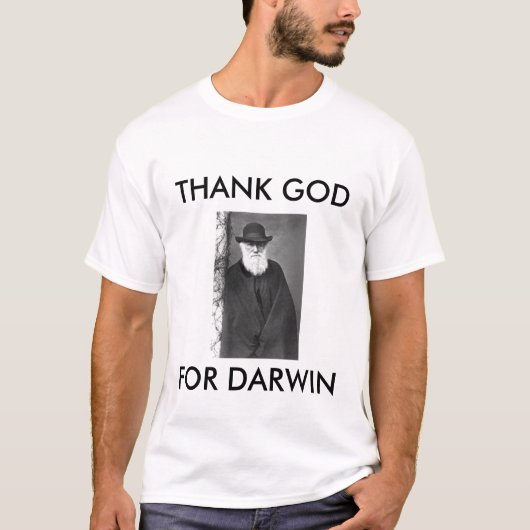 darwin1, DANK GOD, VOOR DARWIN T-shirt (Voorkant)