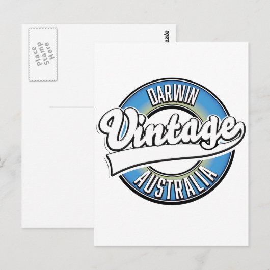 Darwin australia  logo briefkaart (Voorkant / Achterkant)