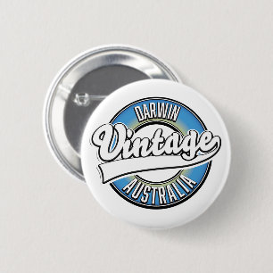 Darwin australia  logo ronde button 5,7 cm