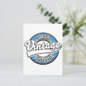 Darwin australië Vintage logo Briefkaart (Staand voorkant)