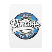 Darwin australië Vintage logo Magneet (Verticaal)