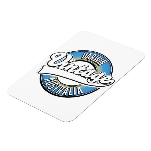 Darwin australië Vintage logo Magneet (Linkerzijde)