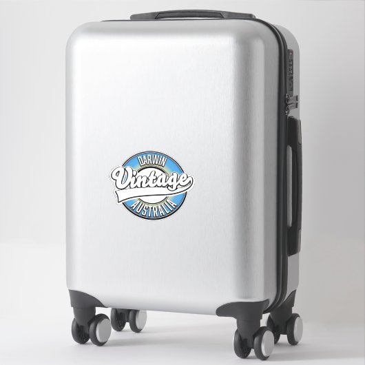 Darwin australië Vintage logo Sticker (Koffer)