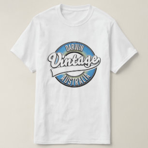 Darwin australië Vintage logo T-shirt