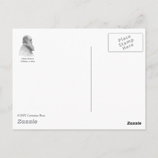 Darwin Briefkaart (Achterkant)