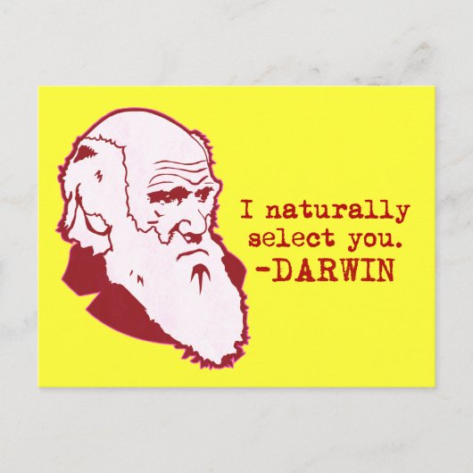 Darwin Briefkaart (Voorkant)