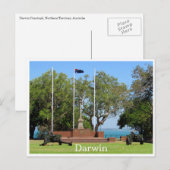 Darwin cenotaaf briefkaart (Voorkant / Achterkant)