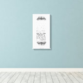 Darwin citeert overleving van het meest aanpasbare canvas afdruk (Insitu (Houten vloer))