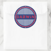Darwin City Pride Emblem – Australian Identity Ronde Sticker (Tas)