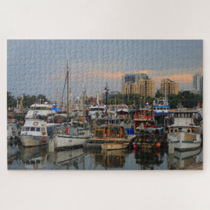 Darwin en vissersboten, Australië Legpuzzel