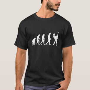 Darwin Evolutie Gitarist Verjaardagscadeau  T-shirt