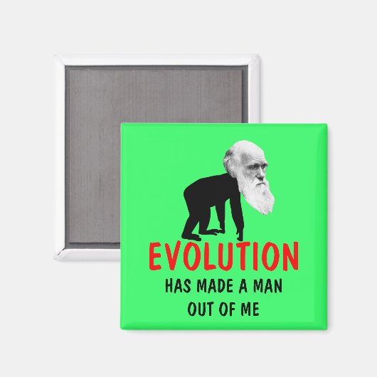 Darwin evolutie magneet (Voorkant / Achterkant)