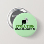 Darwin evolutie ronde button 5,7 cm (Voorkant /achterkant)