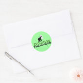 Darwin evolutie ronde sticker (Envelop)